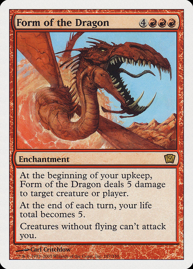 Form of the Dragon [Ninth Edition] MTG Single Magic: The Gathering    | Red Claw Gaming