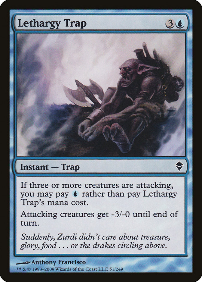 Lethargy Trap [Zendikar] MTG Single Magic: The Gathering    | Red Claw Gaming