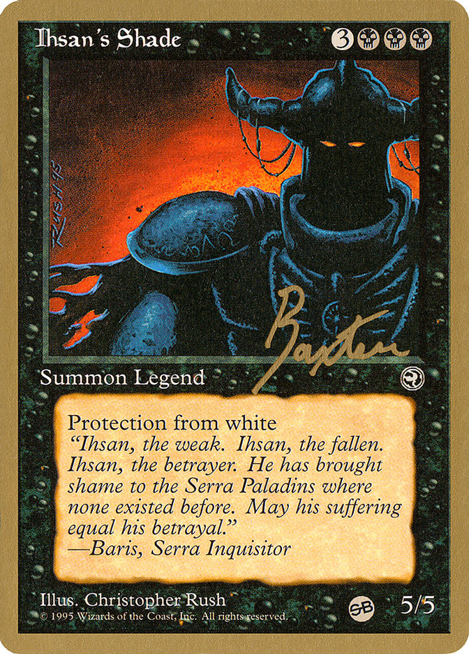 Ihsan's Shade (George Baxter) (SB) [Pro Tour Collector Set] MTG Single Magic: The Gathering    | Red Claw Gaming