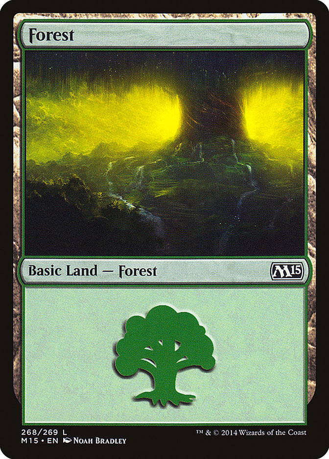 Forest (268) [Magic 2015] MTG Single Magic: The Gathering    | Red Claw Gaming