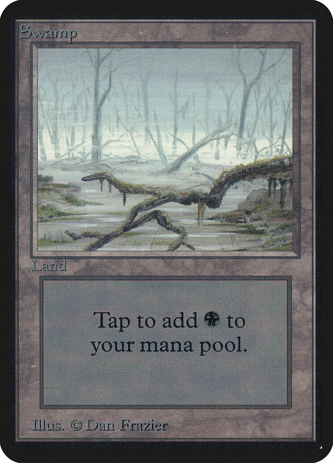 Swamp (290) [Alpha Edition] MTG Single Magic: The Gathering    | Red Claw Gaming