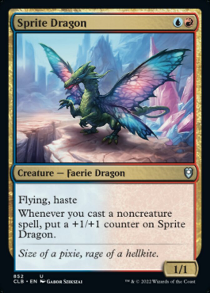 Sprite Dragon [Commander Legends: Battle for Baldur's Gate] MTG Single Magic: The Gathering    | Red Claw Gaming