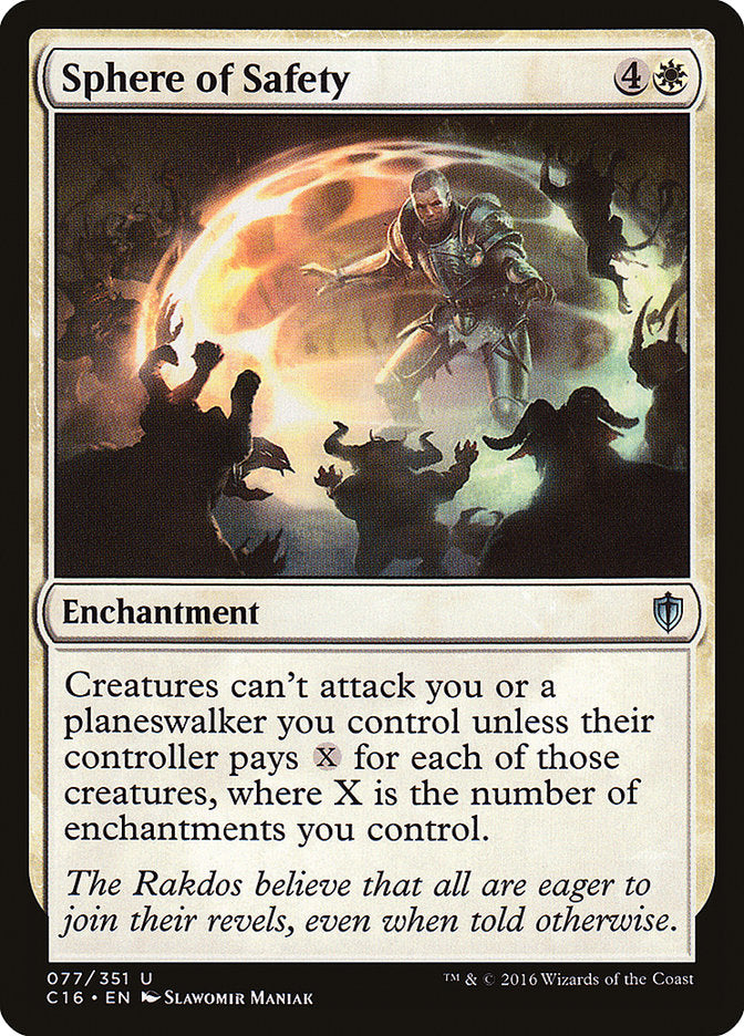 Sphere of Safety [Commander 2016] MTG Single Magic: The Gathering    | Red Claw Gaming