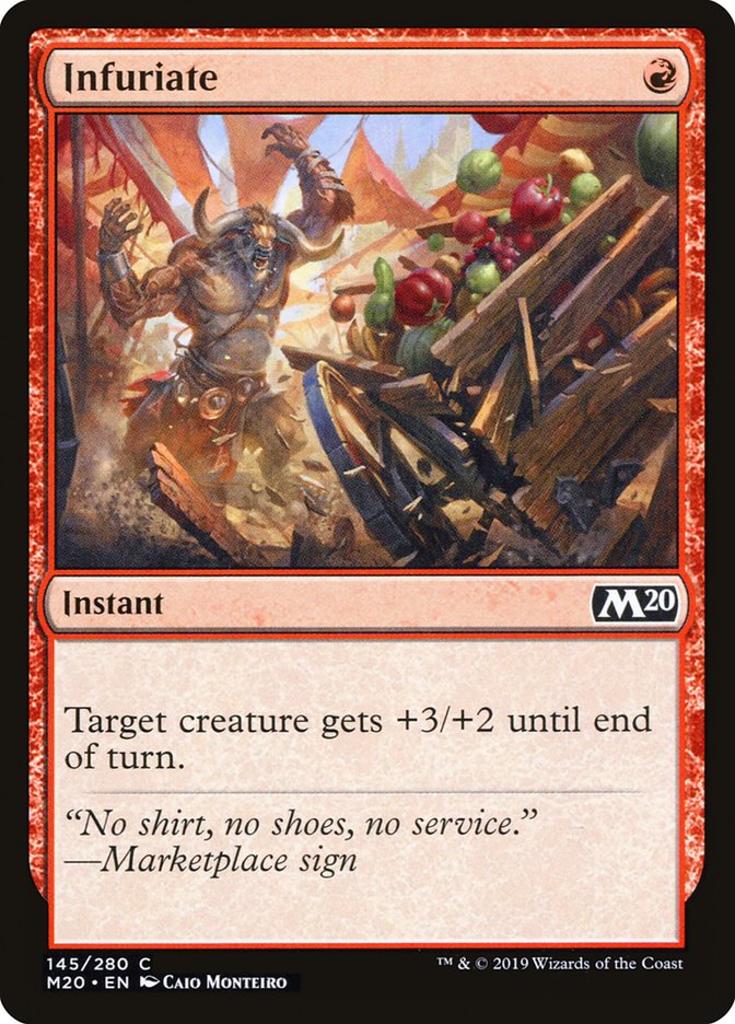 Infuriate [Core Set 2020] MTG Single Magic: The Gathering    | Red Claw Gaming