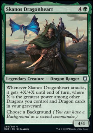 Skanos Dragonheart [Commander Legends: Battle for Baldur's Gate] MTG Single Magic: The Gathering    | Red Claw Gaming