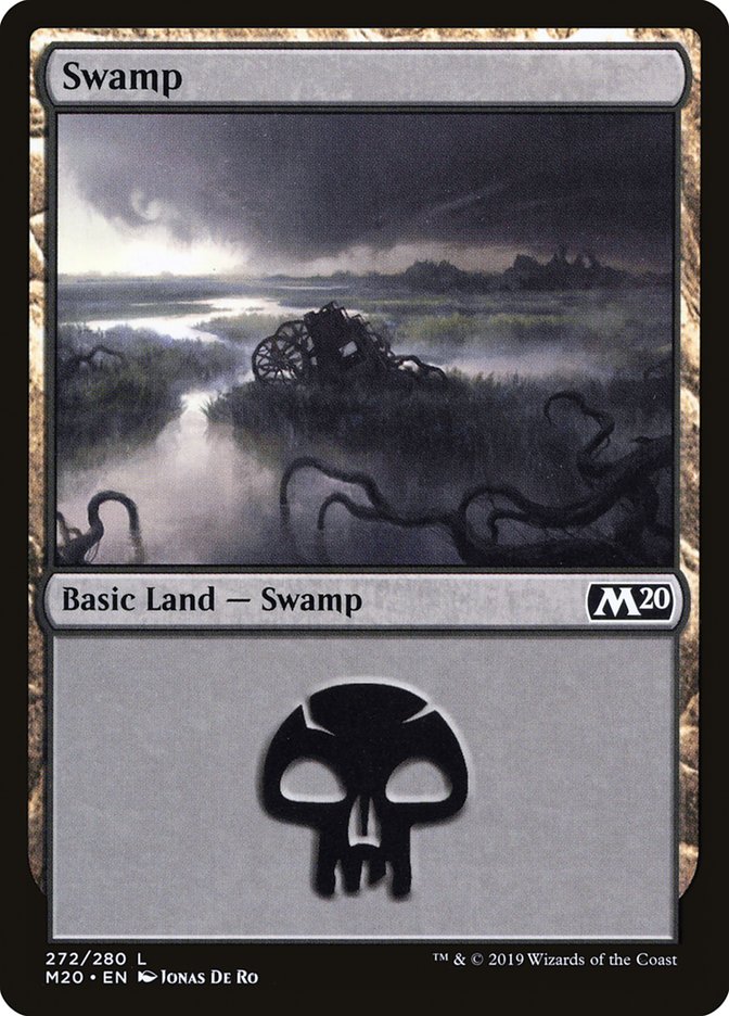 Swamp (272) [Core Set 2020] MTG Single Magic: The Gathering    | Red Claw Gaming