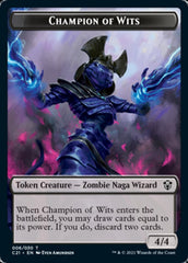 Eldrazi // Champion of Wits Double-Sided Token [Commander 2021 Tokens] MTG Single Magic: The Gathering    | Red Claw Gaming