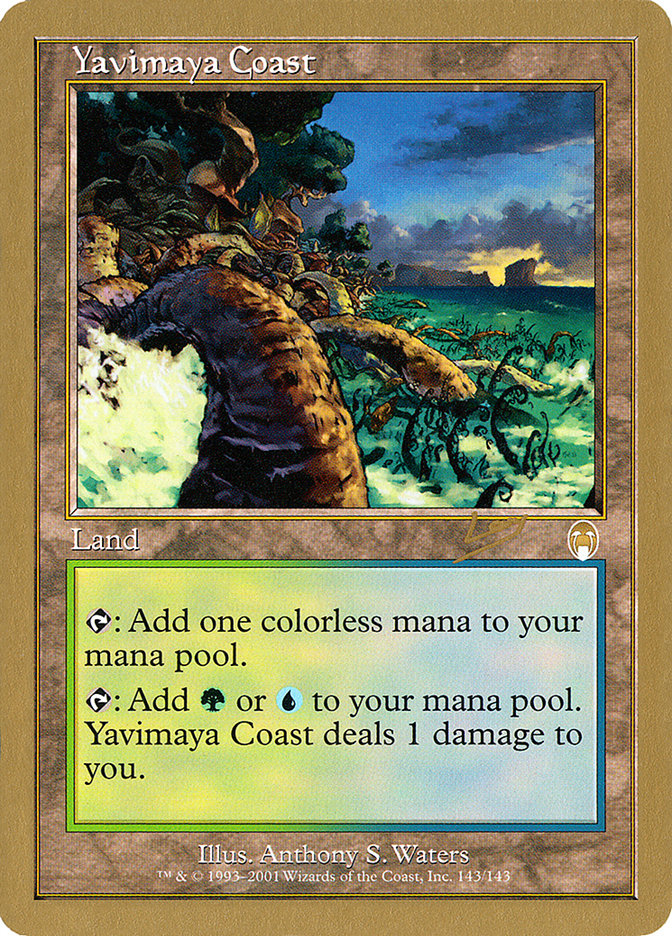 Yavimaya Coast (Raphael Levy) [World Championship Decks 2002] MTG Single Magic: The Gathering    | Red Claw Gaming