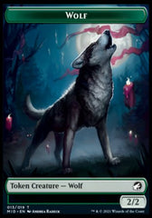 Wolf // Vampire Double-Sided Token [Innistrad: Midnight Hunt Tokens] MTG Single Magic: The Gathering    | Red Claw Gaming