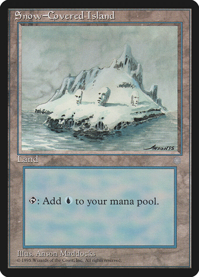 Snow-Covered Island [Ice Age] MTG Single Magic: The Gathering    | Red Claw Gaming