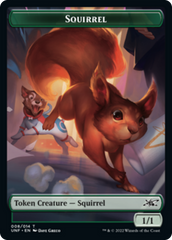 Squirrel // Food (011) Double-Sided Token [Unfinity Tokens] MTG Single Magic: The Gathering    | Red Claw Gaming