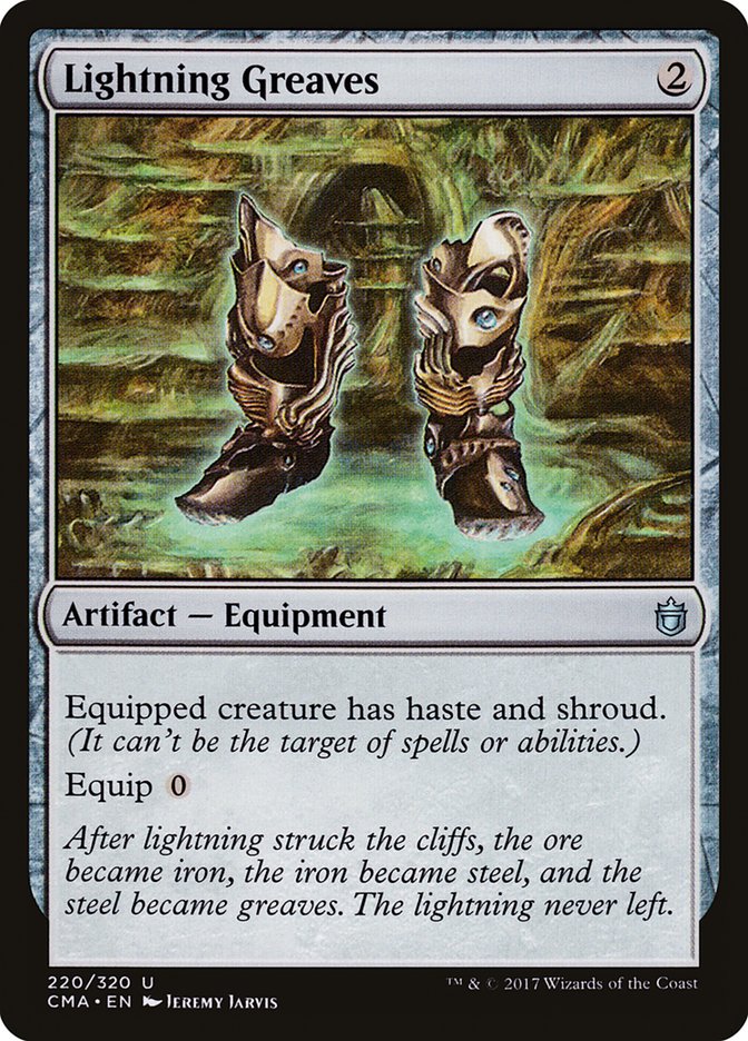 Lightning Greaves [Commander Anthology] MTG Single Magic: The Gathering    | Red Claw Gaming