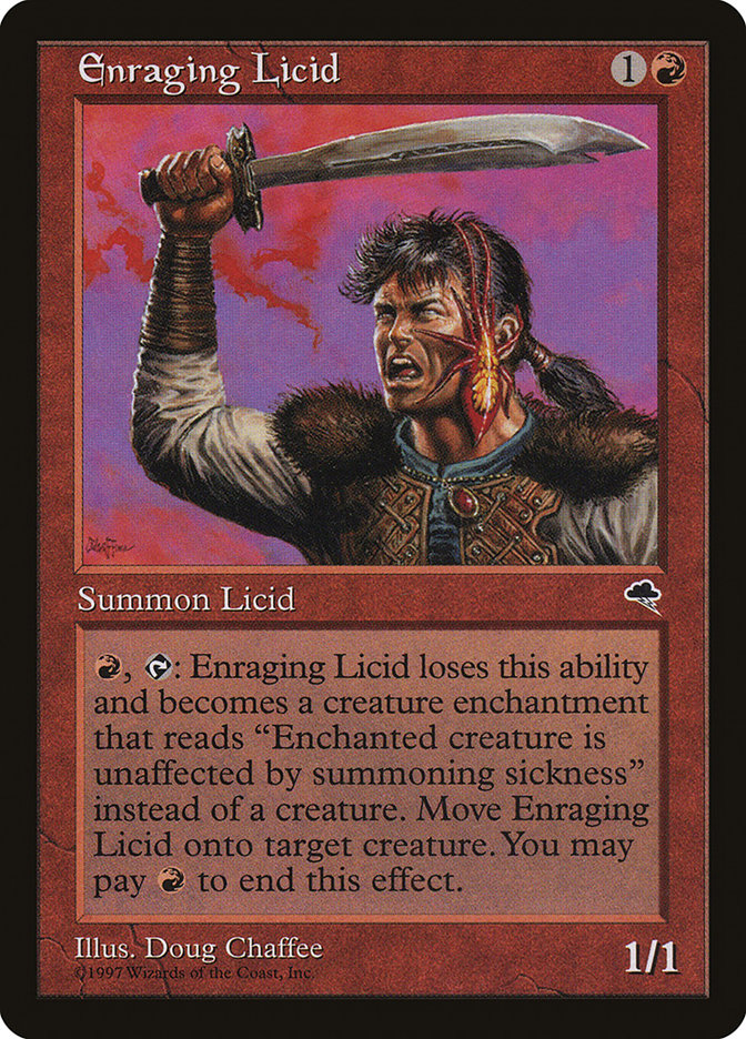 Enraging Licid [Tempest] MTG Single Magic: The Gathering    | Red Claw Gaming