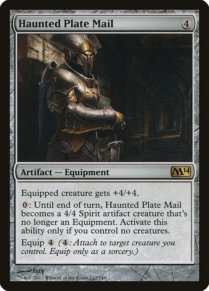 Haunted Plate Mail [Magic 2014] MTG Single Magic: The Gathering    | Red Claw Gaming