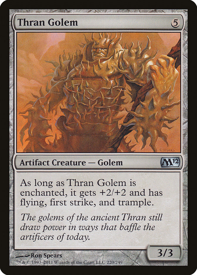 Thran Golem [Magic 2012] MTG Single Magic: The Gathering    | Red Claw Gaming