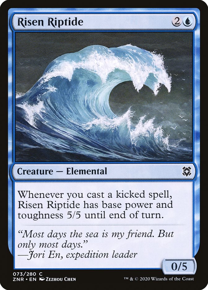 Risen Riptide [Zendikar Rising] MTG Single Magic: The Gathering    | Red Claw Gaming