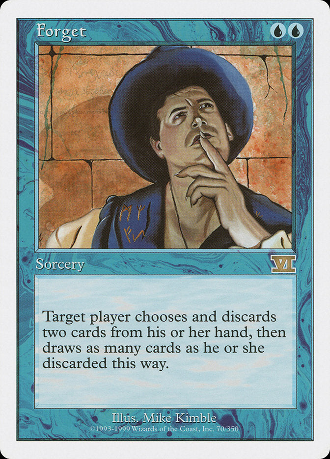 Forget [Classic Sixth Edition] MTG Single Magic: The Gathering    | Red Claw Gaming