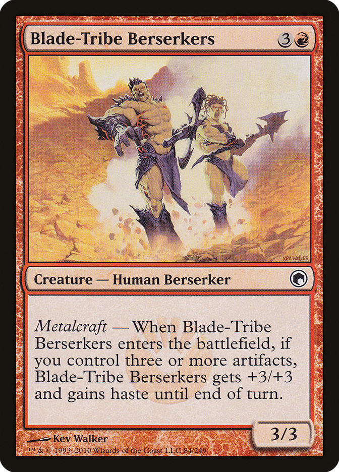 Blade-Tribe Berserkers [Scars of Mirrodin] MTG Single Magic: The Gathering    | Red Claw Gaming