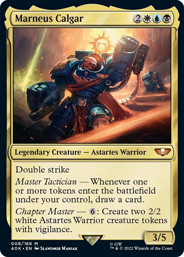 Marneus Calgar (Surge Foil) [Warhammer 40,000] MTG Single Magic: The Gathering    | Red Claw Gaming