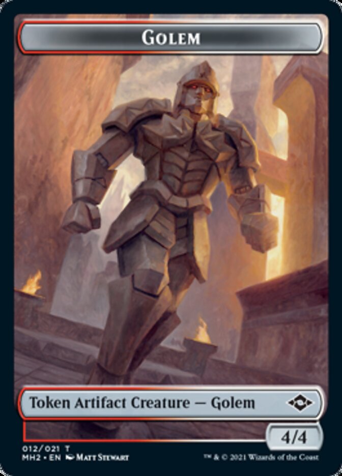 Food (18) // Golem Double-Sided Token [Modern Horizons 2 Tokens] MTG Single Magic: The Gathering    | Red Claw Gaming