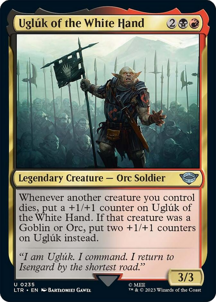 Ugluk of the White Hand [The Lord of the Rings: Tales of Middle-Earth] MTG Single Magic: The Gathering    | Red Claw Gaming