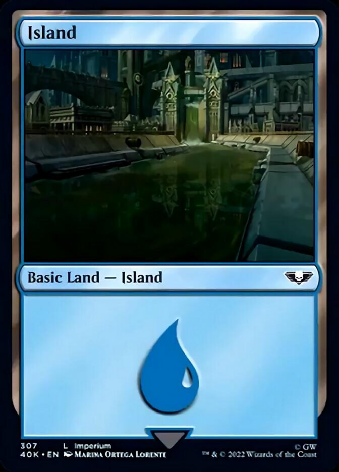 Island (307) [Warhammer 40,000] MTG Single Magic: The Gathering    | Red Claw Gaming