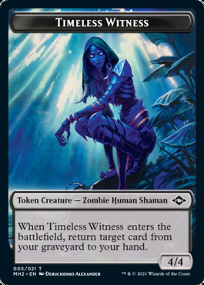 Timeless Witness // Treasure (20) Double-Sided Token [Modern Horizons 2 Tokens] MTG Single Magic: The Gathering    | Red Claw Gaming