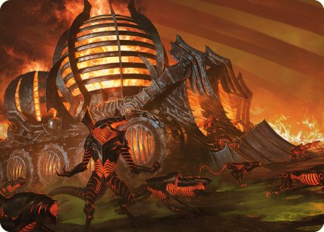 Urabrask's Forge Art Card [Phyrexia: All Will Be One Art Series] MTG Single Magic: The Gathering    | Red Claw Gaming