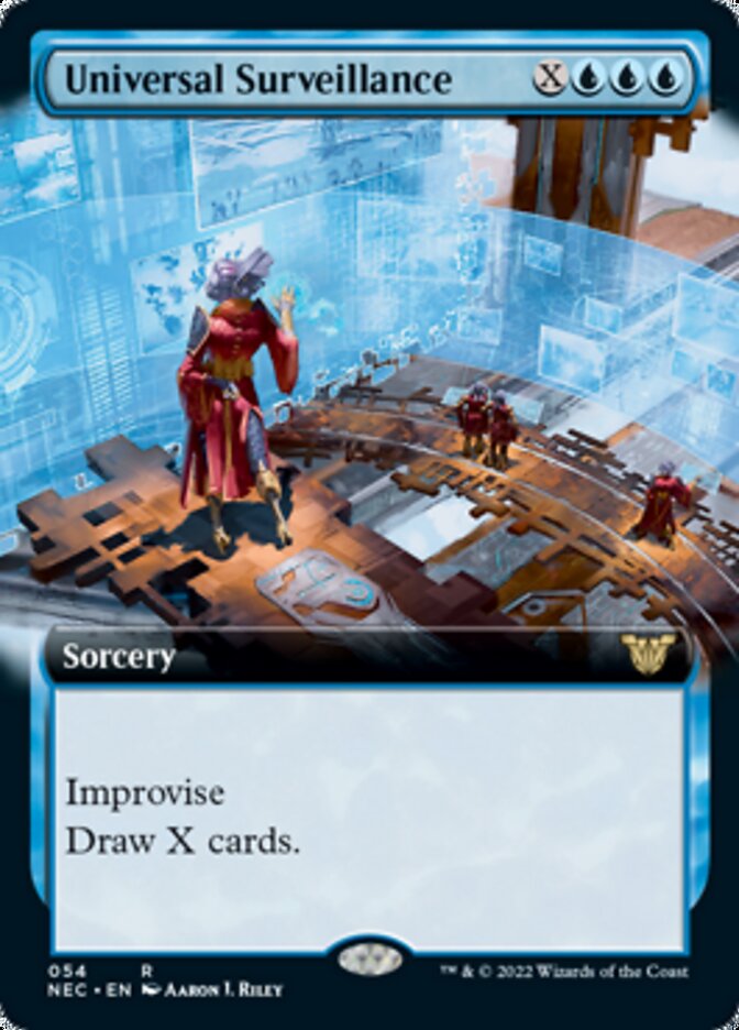 Universal Surveillance (Extended Art) [Kamigawa: Neon Dynasty Commander] MTG Single Magic: The Gathering    | Red Claw Gaming