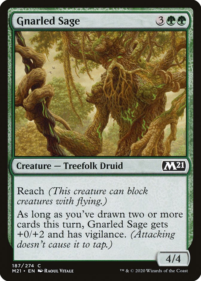 Gnarled Sage [Core Set 2021] MTG Single Magic: The Gathering    | Red Claw Gaming