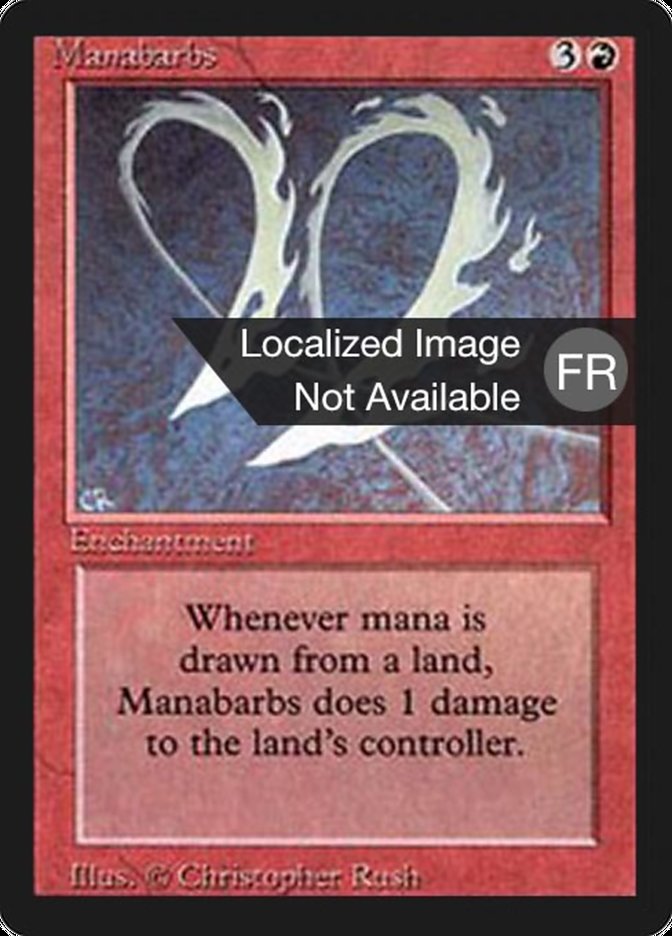 Manabarbs [Foreign Black Border] MTG Single Magic: The Gathering    | Red Claw Gaming