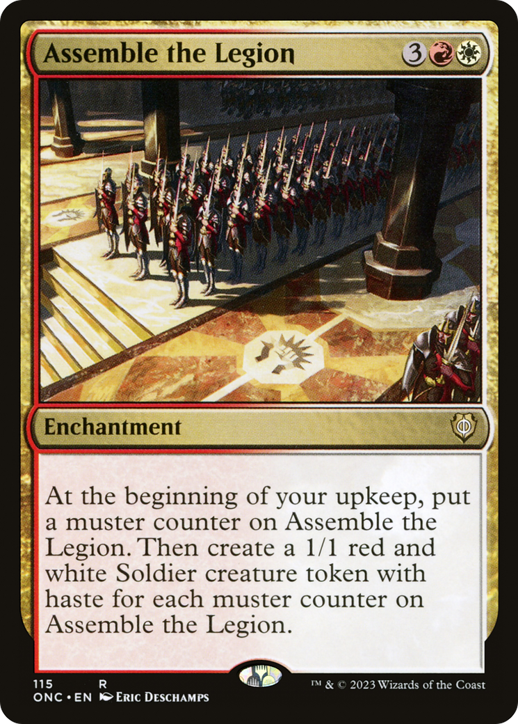 Assemble the Legion [Phyrexia: All Will Be One Commander] MTG Single Magic: The Gathering    | Red Claw Gaming