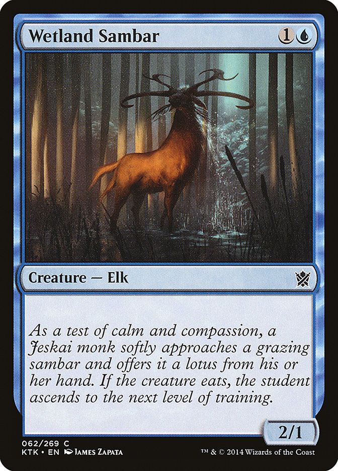 Wetland Sambar [Khans of Tarkir] MTG Single Magic: The Gathering    | Red Claw Gaming