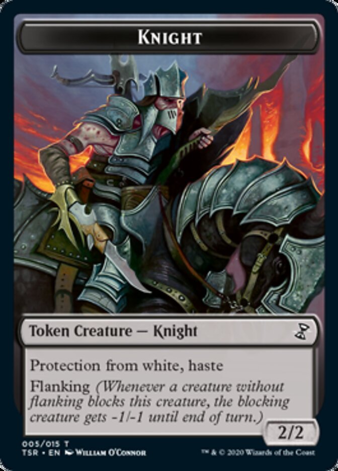 Knight Token [Time Spiral Remastered Tokens] MTG Single Magic: The Gathering    | Red Claw Gaming