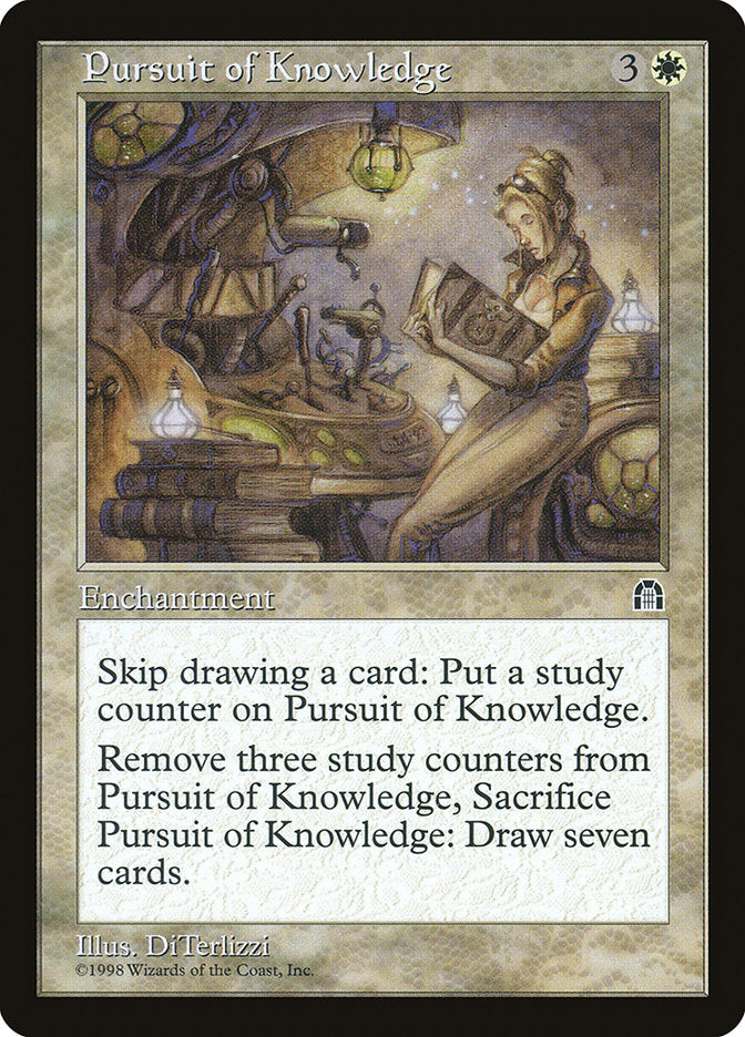 Pursuit of Knowledge [Stronghold] MTG Single Magic: The Gathering    | Red Claw Gaming