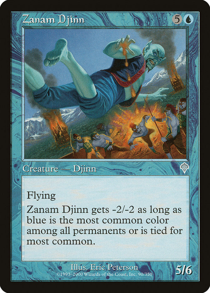 Zanam Djinn [Invasion] MTG Single Magic: The Gathering    | Red Claw Gaming