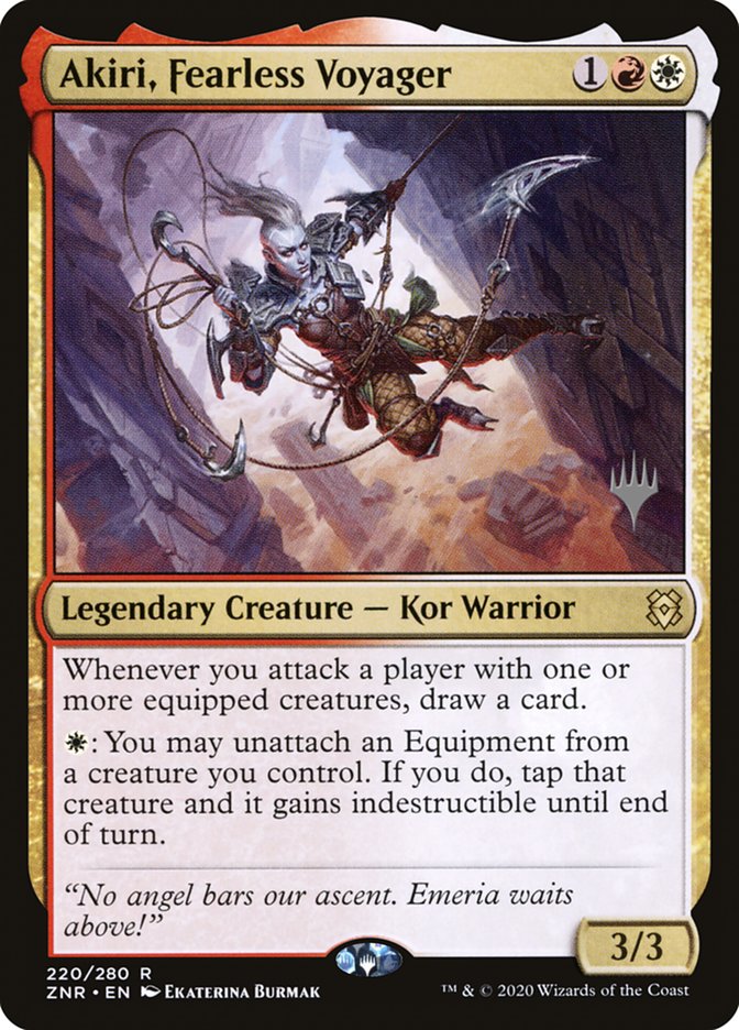 Akiri, Fearless Voyager (Promo Pack) [Zendikar Rising Promos] MTG Single Magic: The Gathering    | Red Claw Gaming