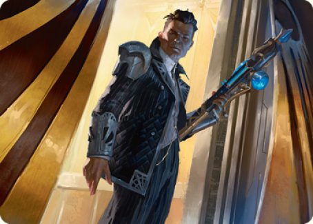 Backup Agent Art Card [Streets of New Capenna Art Series] MTG Single Magic: The Gathering    | Red Claw Gaming