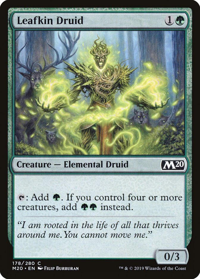 Leafkin Druid [Core Set 2020] MTG Single Magic: The Gathering    | Red Claw Gaming