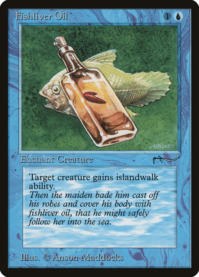 Fishliver Oil (Dark Mana Cost) [Arabian Nights] MTG Single Magic: The Gathering    | Red Claw Gaming