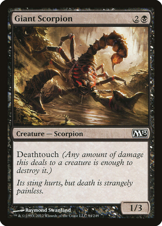 Giant Scorpion [Magic 2013] MTG Single Magic: The Gathering    | Red Claw Gaming