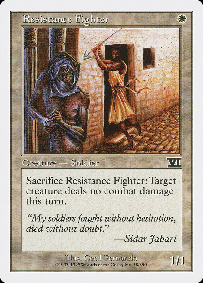 Resistance Fighter [Classic Sixth Edition] MTG Single Magic: The Gathering    | Red Claw Gaming