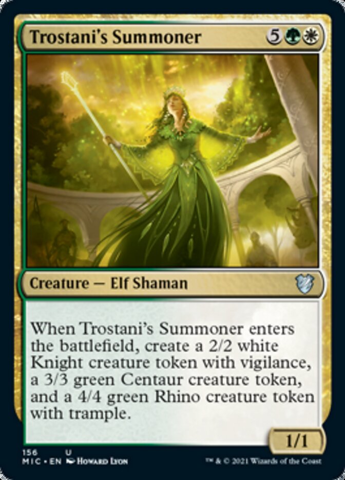 Trostani's Summoner [Innistrad: Midnight Hunt Commander] MTG Single Magic: The Gathering    | Red Claw Gaming