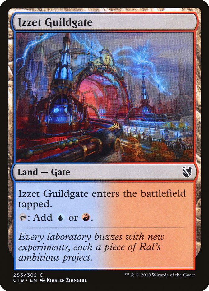 Izzet Guildgate [Commander 2019] MTG Single Magic: The Gathering    | Red Claw Gaming