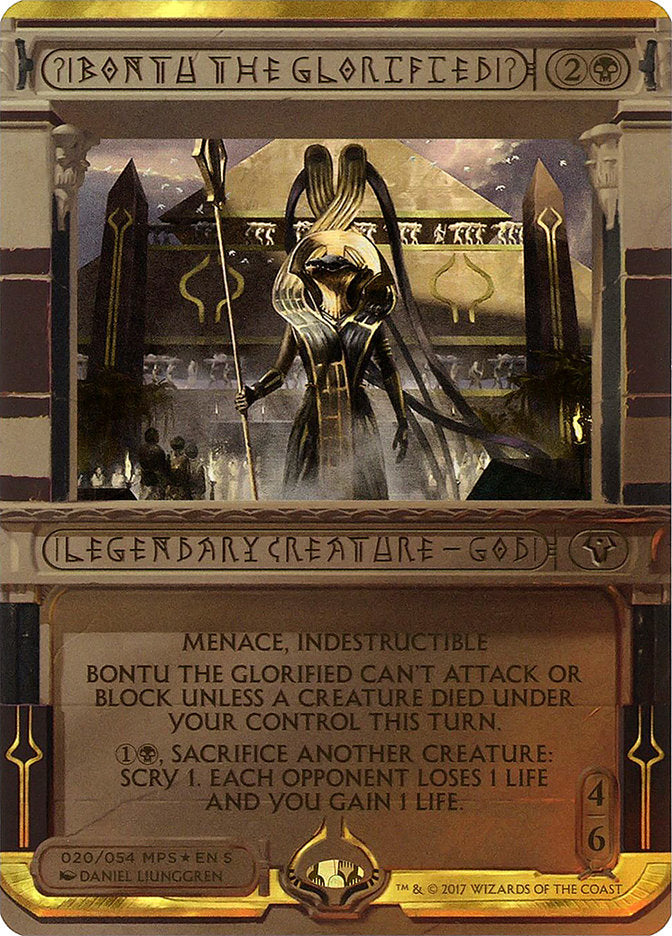 Bontu the Glorified (Invocation) [Amonkhet Invocations] MTG Single Magic: The Gathering    | Red Claw Gaming