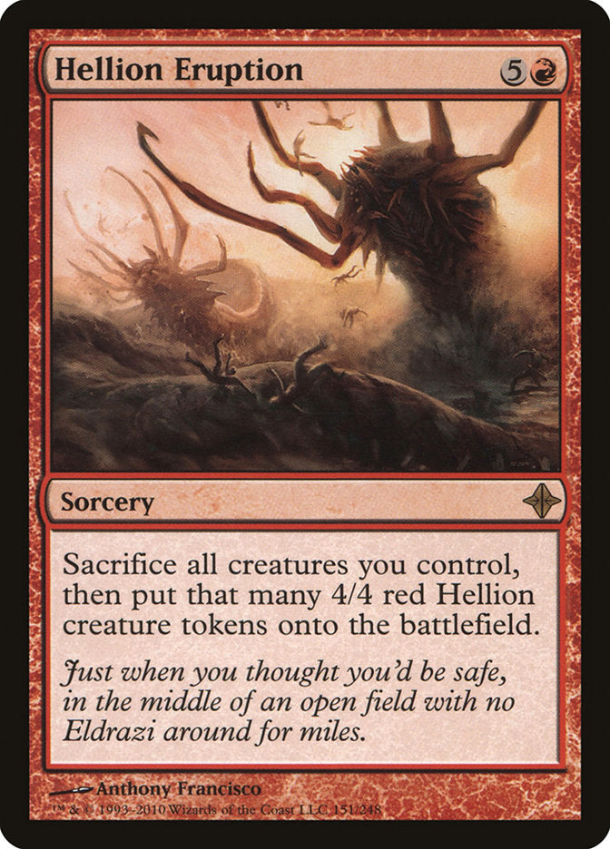 Hellion Eruption [Rise of the Eldrazi] MTG Single Magic: The Gathering    | Red Claw Gaming