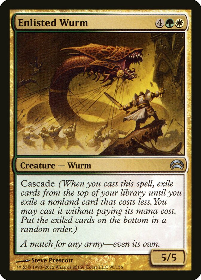 Enlisted Wurm [Planechase 2012] MTG Single Magic: The Gathering    | Red Claw Gaming