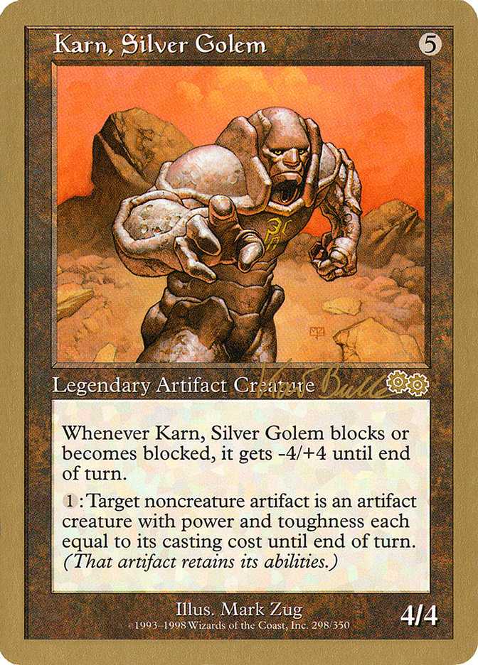 Karn, Silver Golem (Kai Budde) [World Championship Decks 1999] MTG Single Magic: The Gathering    | Red Claw Gaming