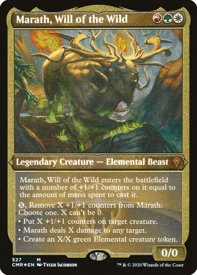 Marath, Will of the Wild (Etched) [Commander Legends] MTG Single Magic: The Gathering    | Red Claw Gaming