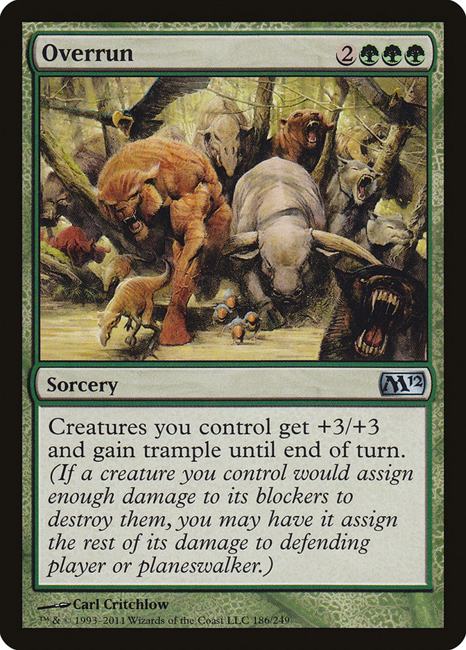 Overrun [Magic 2012] MTG Single Magic: The Gathering    | Red Claw Gaming